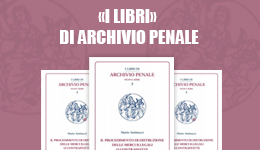 I Libri di Archivio Penale